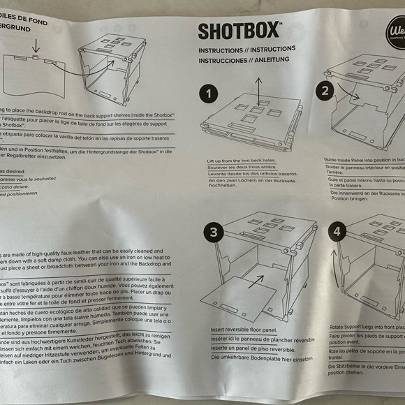 We R Memory Keepers Shotbox, Sideshot arm with lights and backdrops - Picture 7 of 10